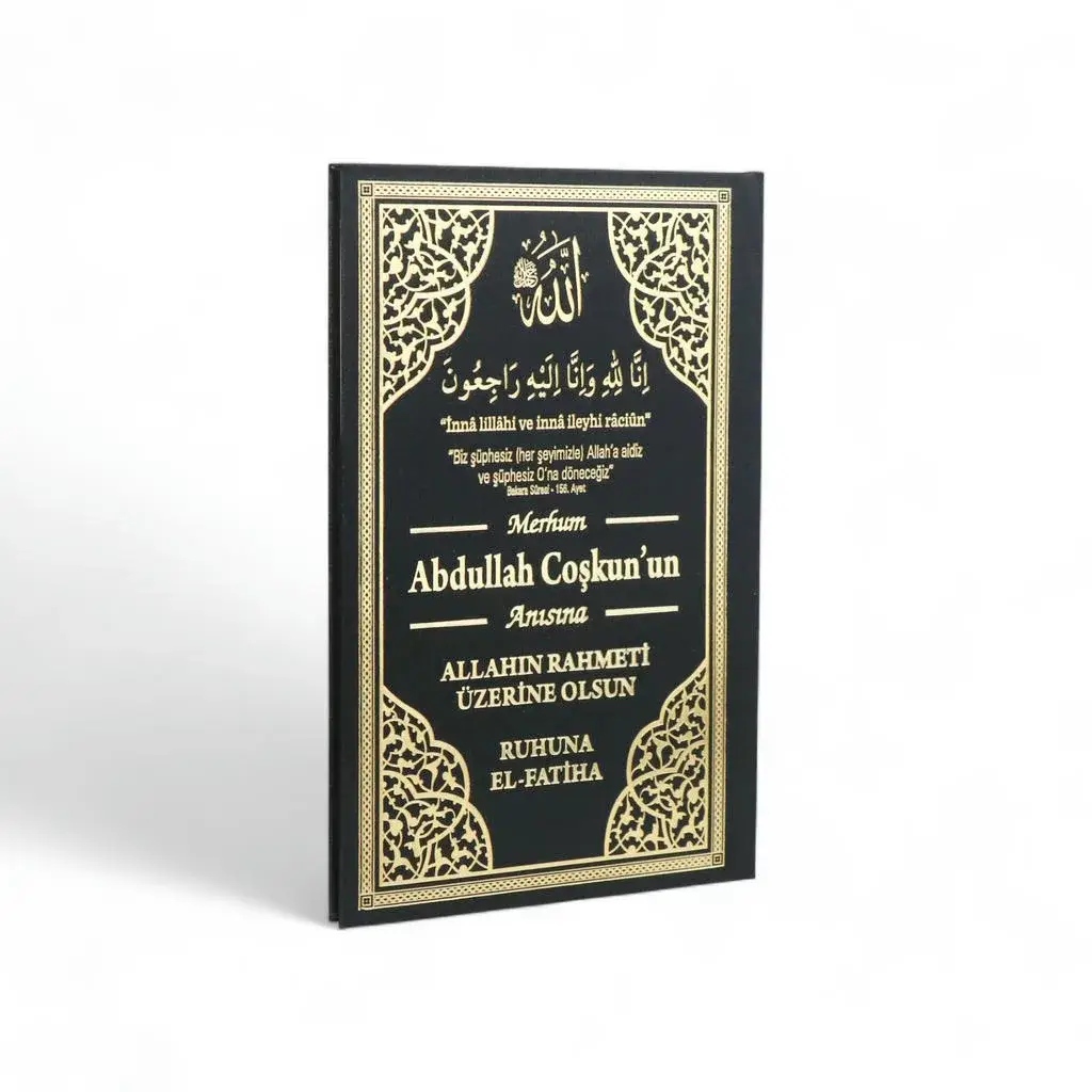 Isme Ozel Orta Boy 128 Sayfa 3lu Cilt Bezi 41 Yasin