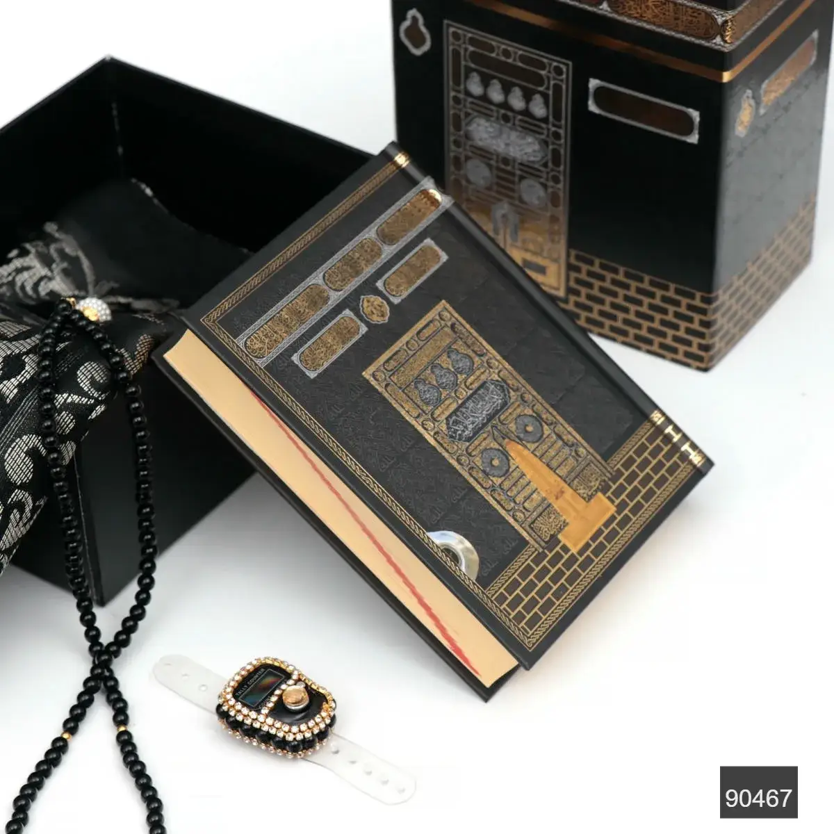 Kabe Desenli Cekmece Kutulu Hediye Seti