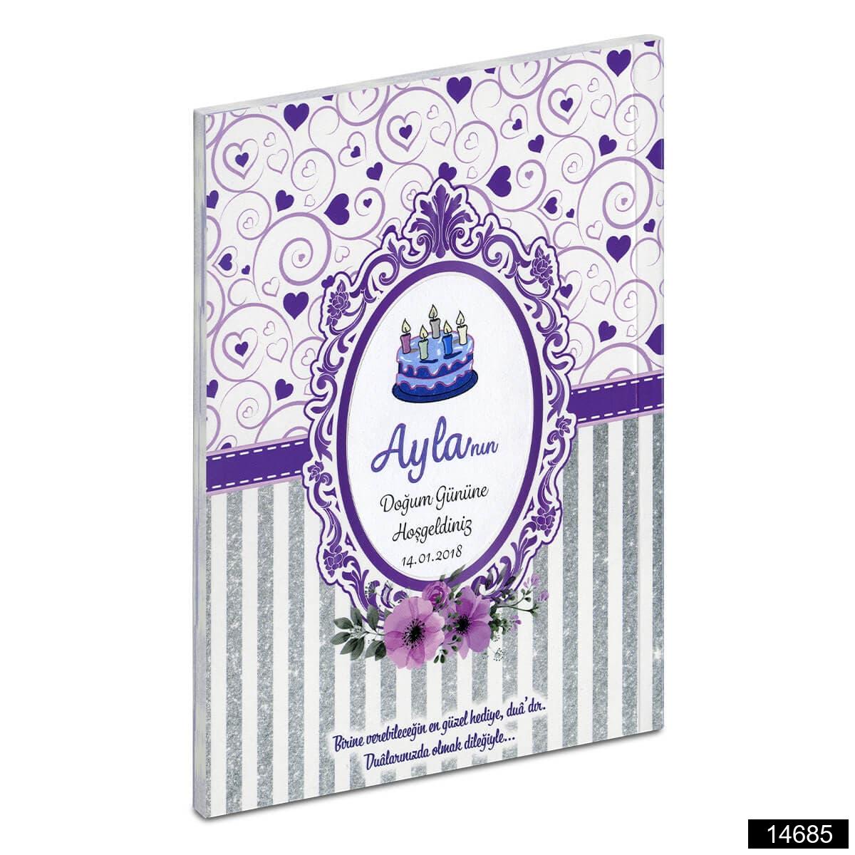 Kalp Canta Boy 80 Sayfa 3lu Karton Kapak Yasin