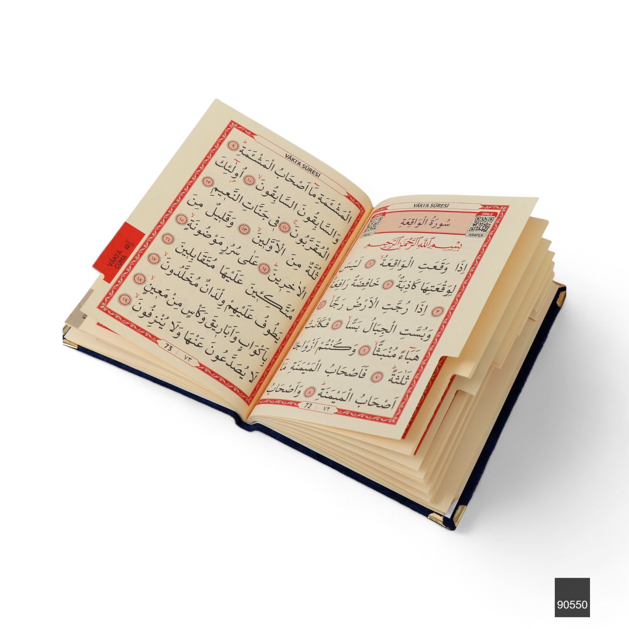 Luks Gumus Kutu Icerisinde Seccade Cam Inci Tesbih 128 Sayfa Canta Boy Kadife Yasin Seti