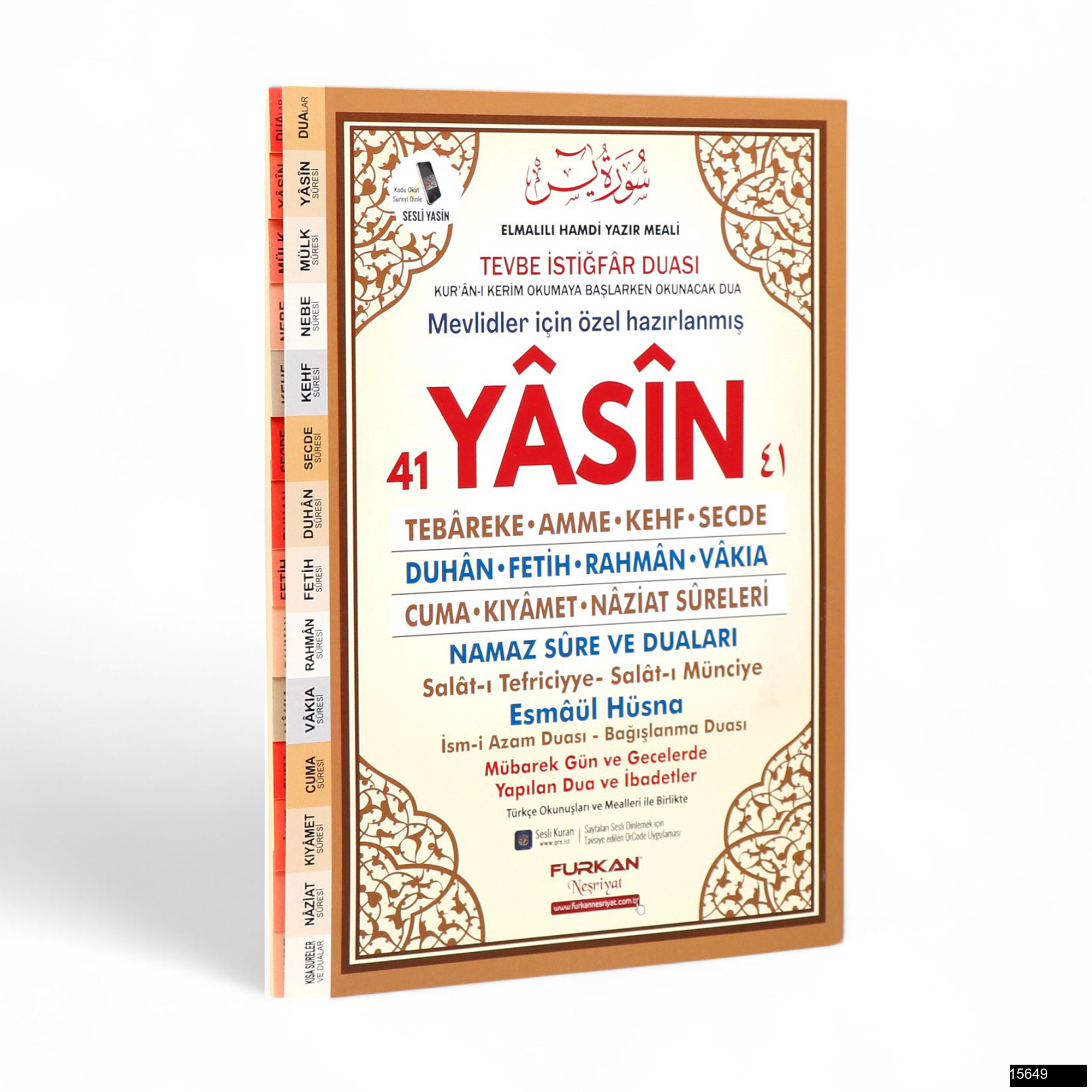 Marifet Rahle Boy 128 Sayfa 3lu Karton Kapak 41 Yasin