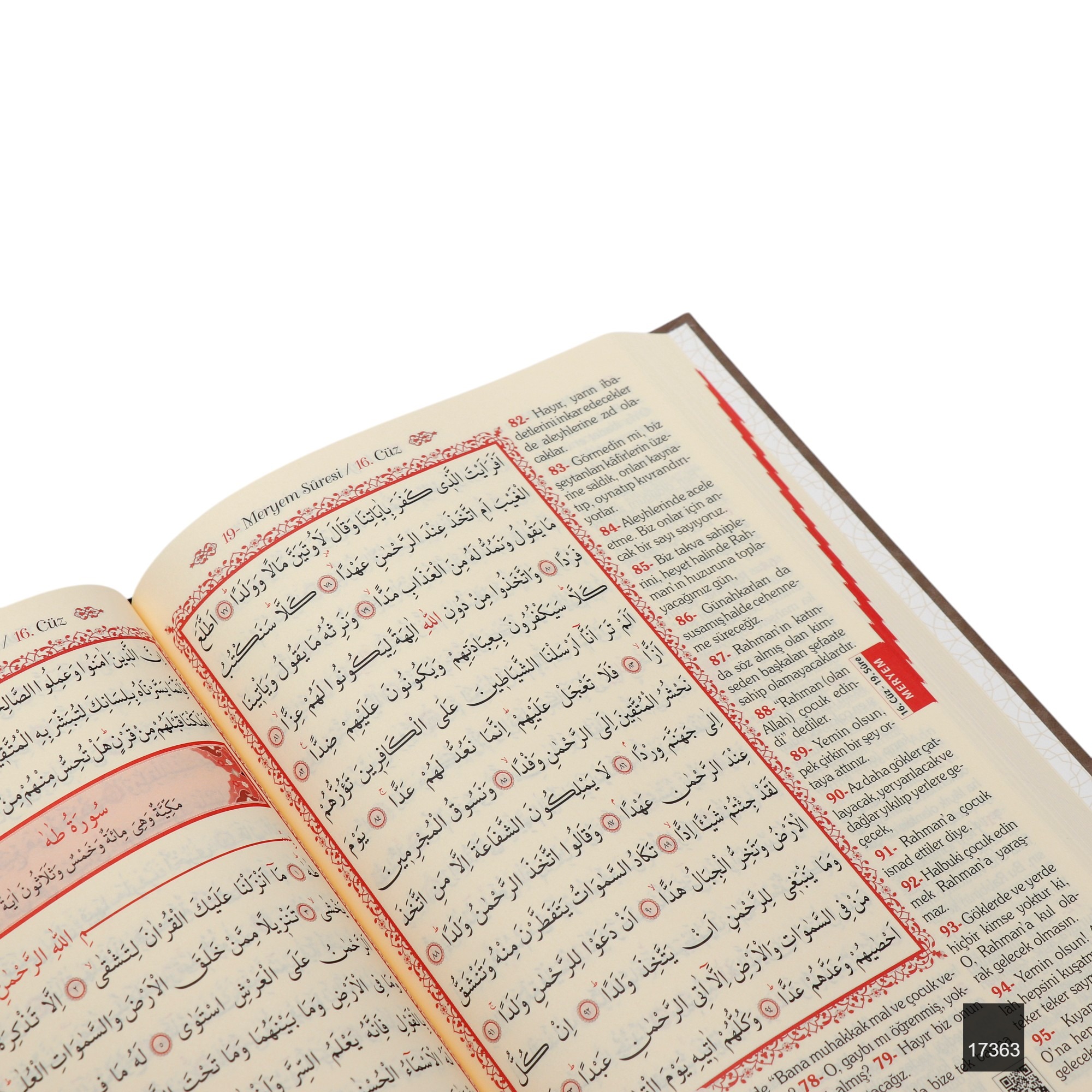 Orta Boy Bilgisayar Hatli Arapca Sivama Kapak Kuran I Kerim Ve Yuce Meali