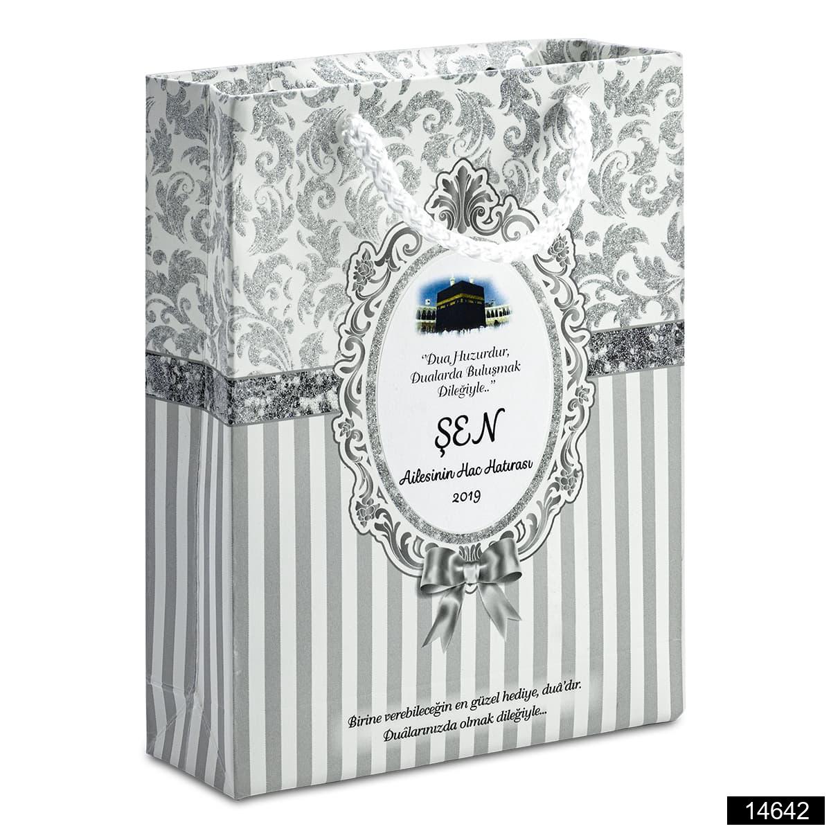 Simli Kardelen Karton Canta